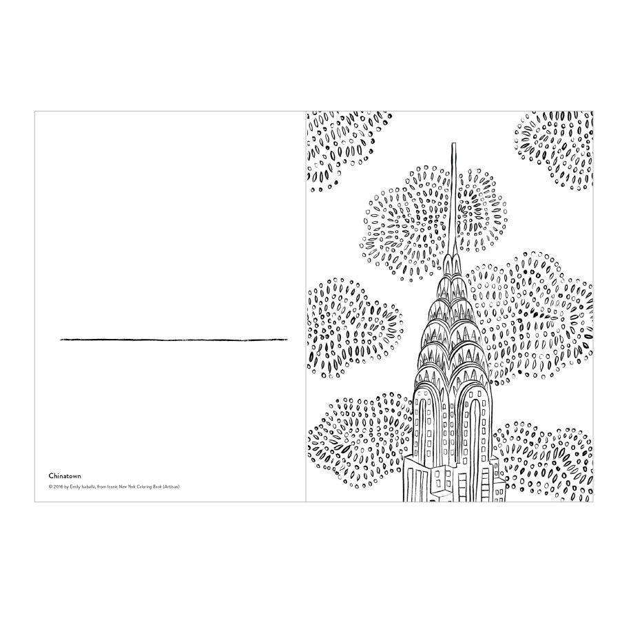Iconic new york coloring book the new york public library