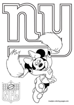 New york giants coloring pages