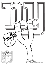 New york giants coloring pages