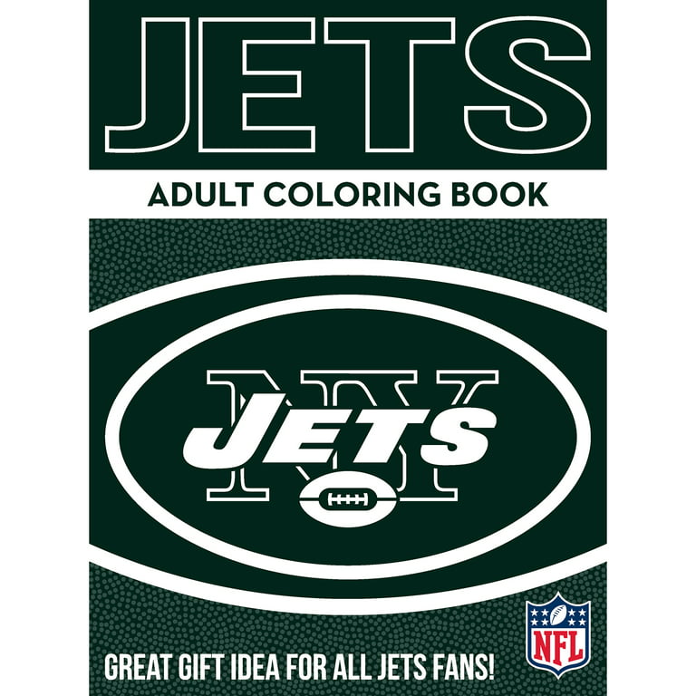 In the sports zone nfl adult coloring book new york jets
