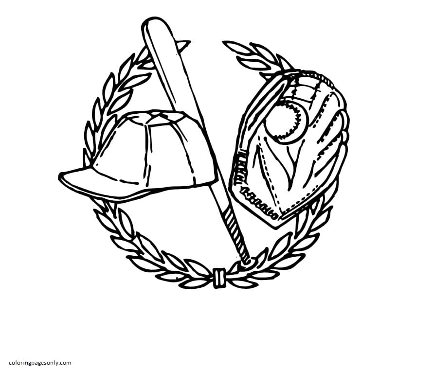 New york mets logo coloring page