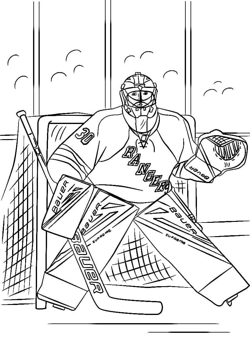 Edmonton oilers colouring pages