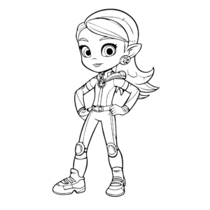 Rainbow rangers coloring pages printable for free download
