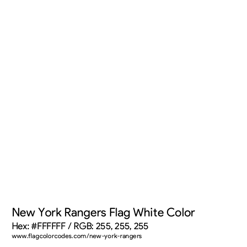 New york rangers flag color codes