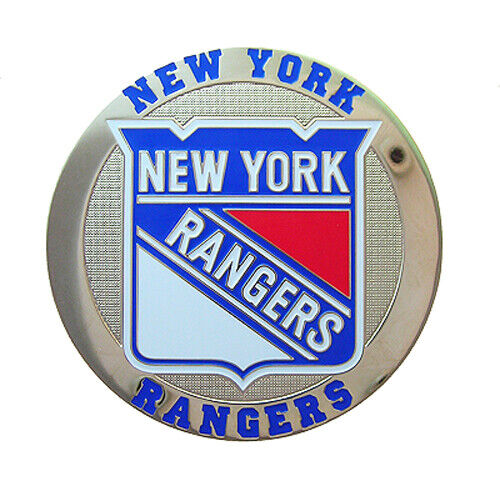 New york rangers nhl round metal inlaid color enamel logo magnet