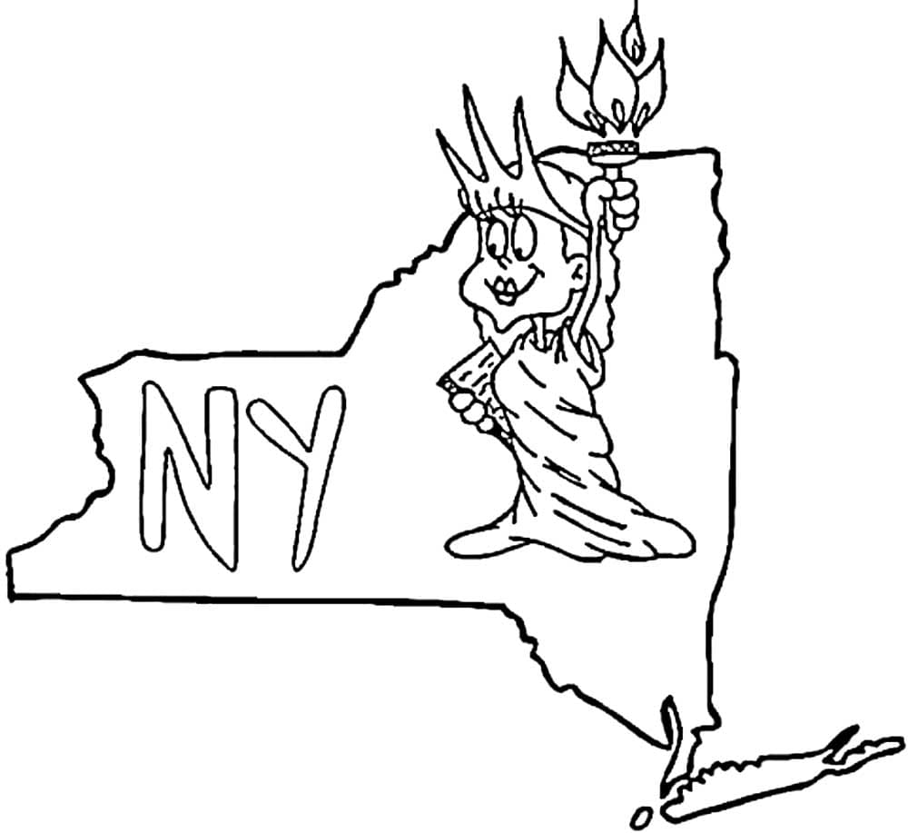 New york coloring pages