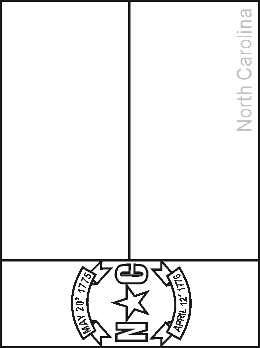 Colouring book of flags united states of america