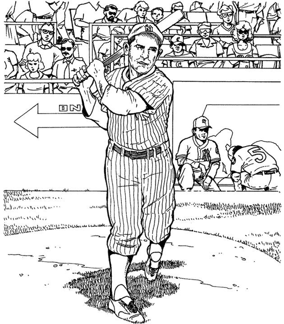 Ny yankee on deck baseball coloring page purple kitty