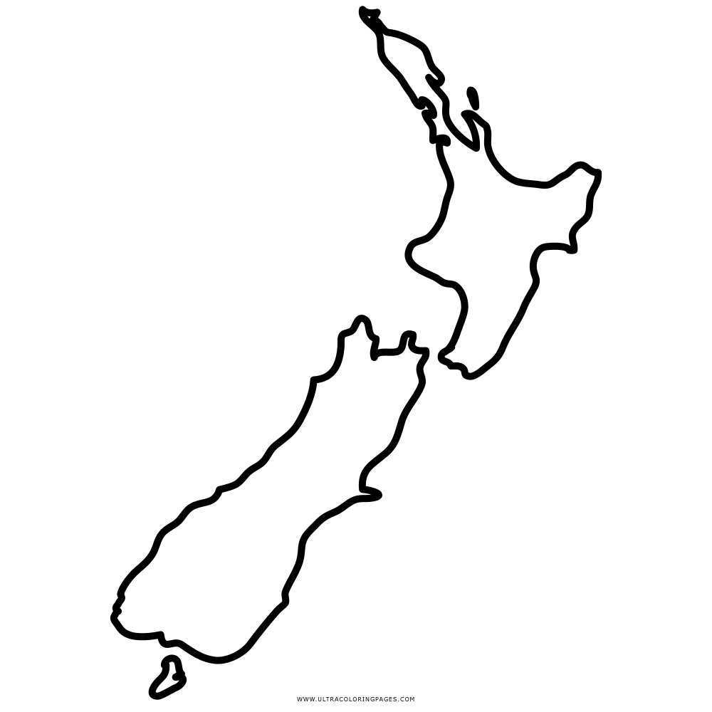 New zealand coloring page