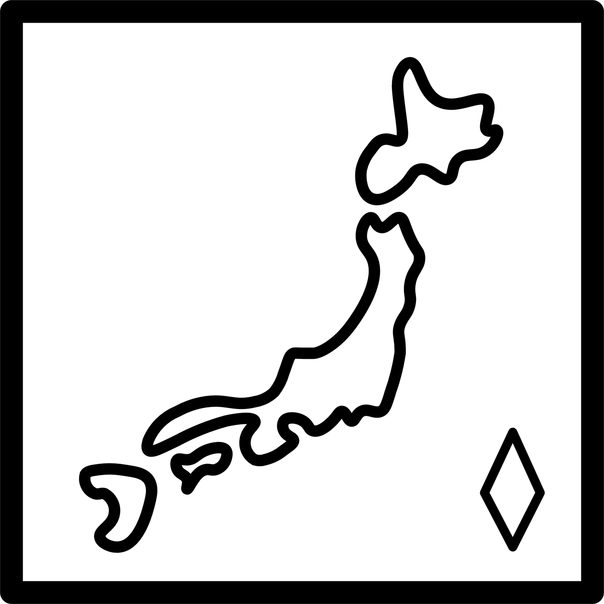 Map of japan emoji