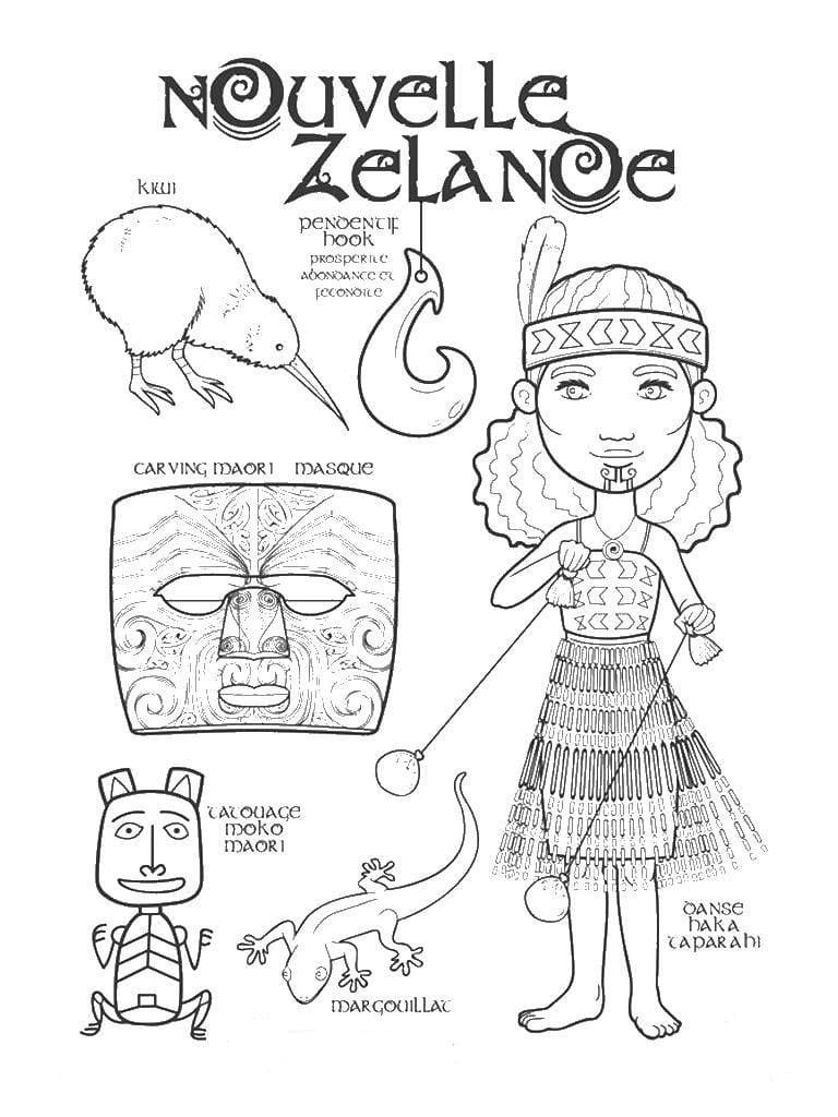 New zealand coloring pages printable for free download