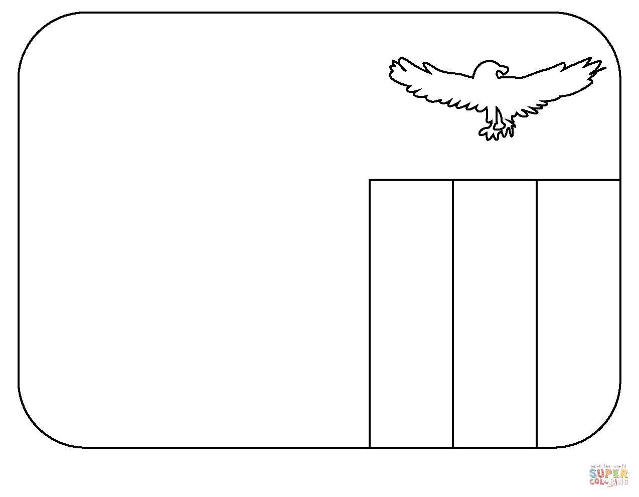 Flag of zambia emoji coloring page free printable coloring pages