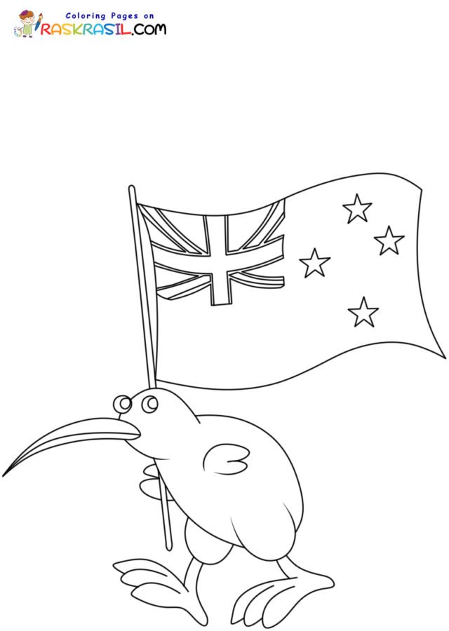 New zealand coloring pages printable for free download