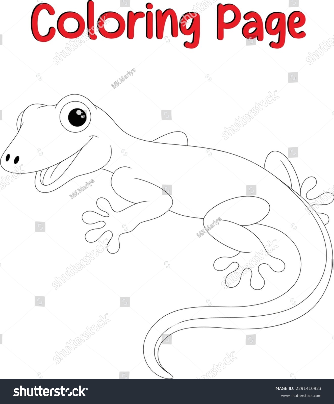 Newt coloring pages over royalty