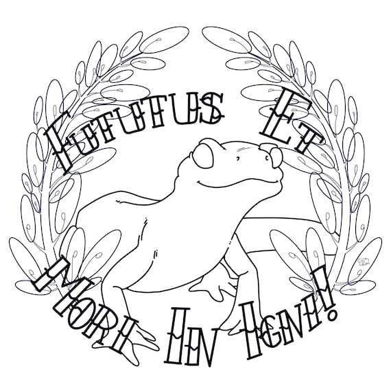Rude latin newt coloring page
