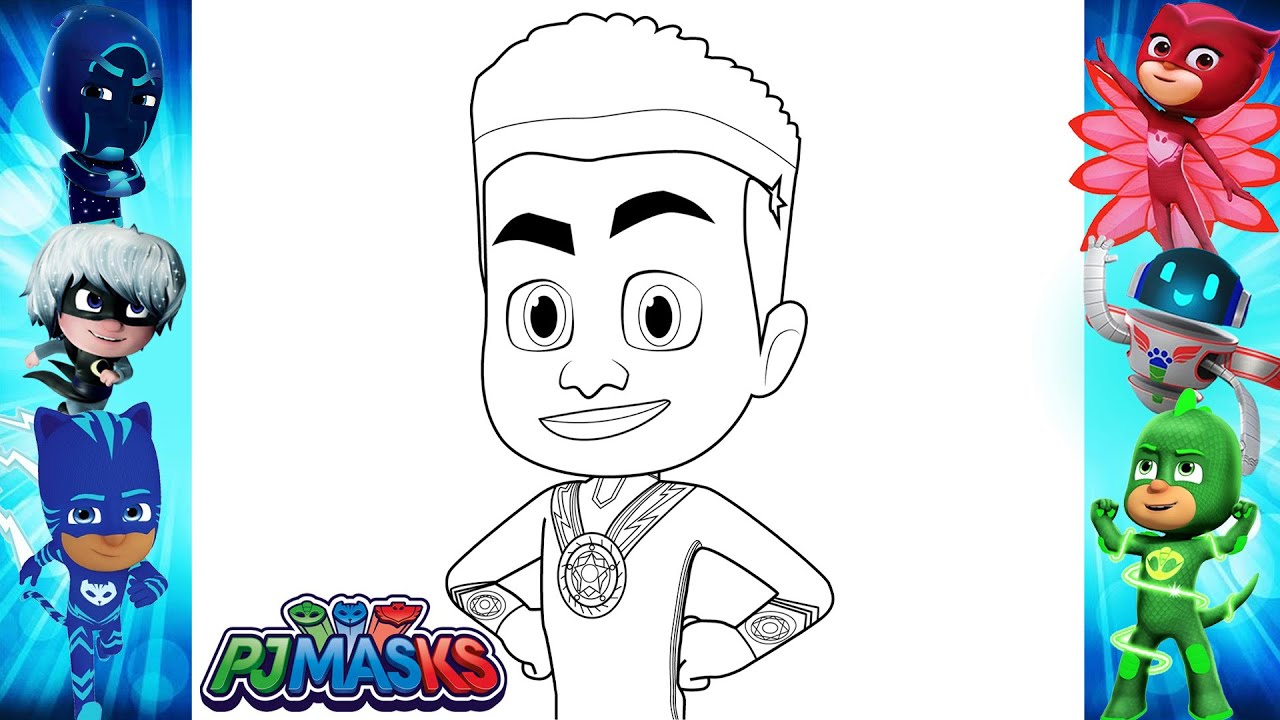 How to draw newton star pj masks drawing easy newton star pj masks characters cartoons heroes