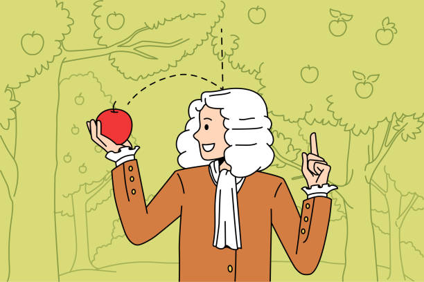 Newton gravity stock illustrations royalty