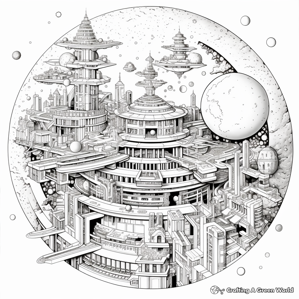 Gravity coloring pages