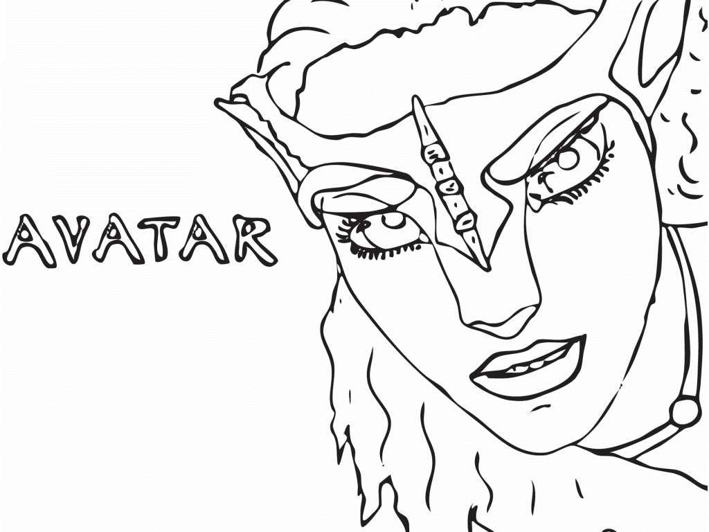 Sly neytiri coloring page