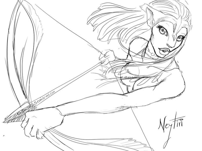 Avatar fanart neytiri by soniamatas on