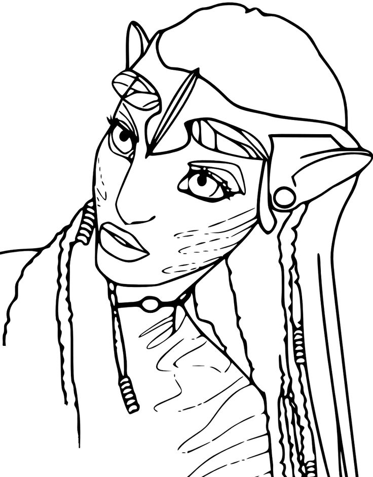 Avatar coloring pages