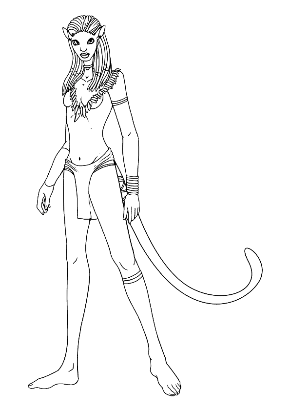 Avatar coloring pages printable for free download
