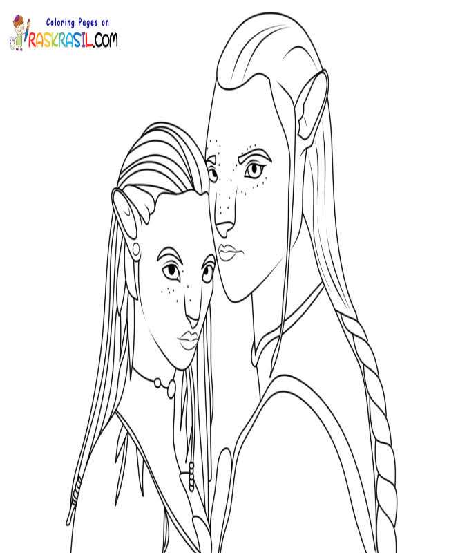 Avatar the way of water coloring pages free and online coloring