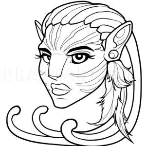 Avatar the way of water coloring pages printable for free download