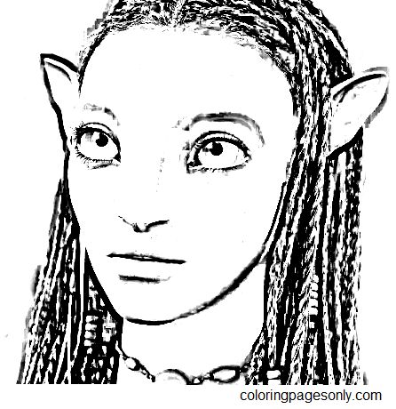 Avatar coloring pages