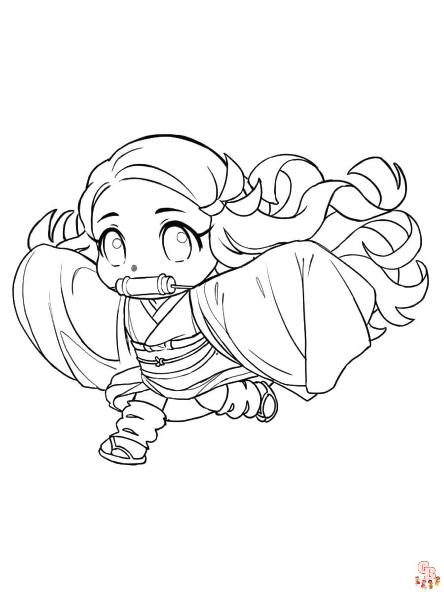 Demon slayer coloring pages printable free and easy