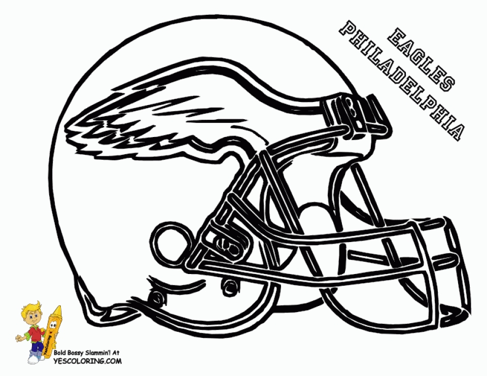 Get this nfl football helmet coloring pages