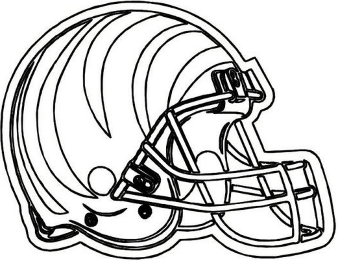 A football helmet fãrbung seite