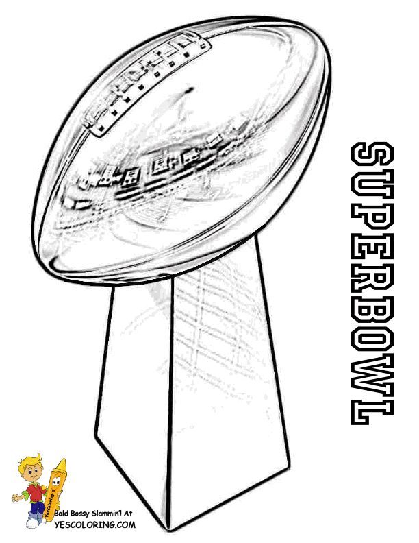 Footballsuperbowltrophycoloringkidsboysgif ã football coloring pages coloring pages nfl football helmets