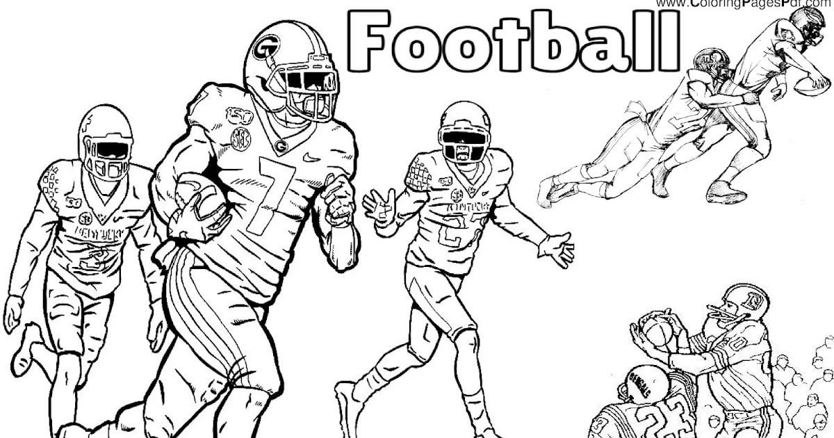 Cute football coloring pages rcoloringpagespdf