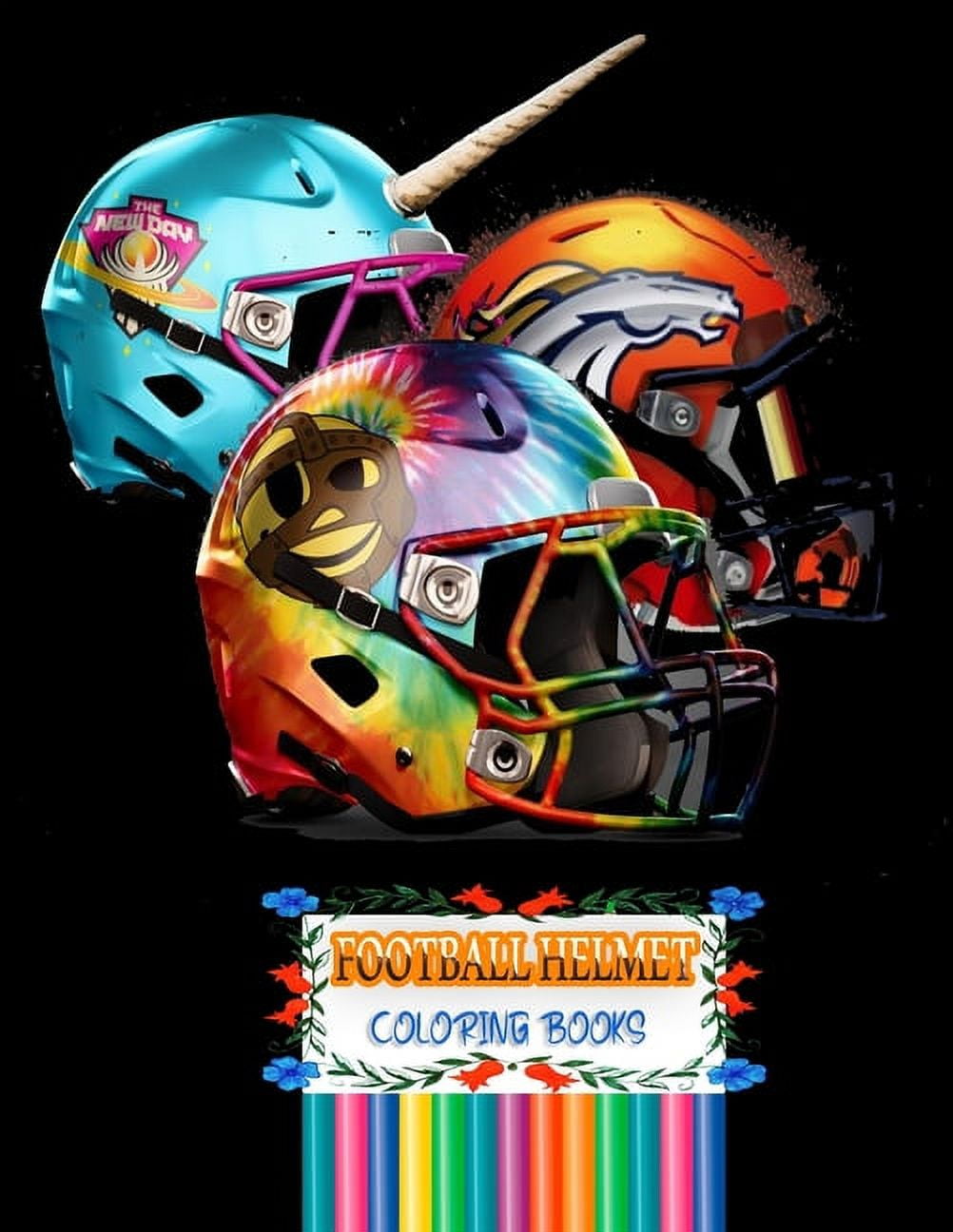 Football helmet coloring books amazing coloring book cute coloring book for kids age
