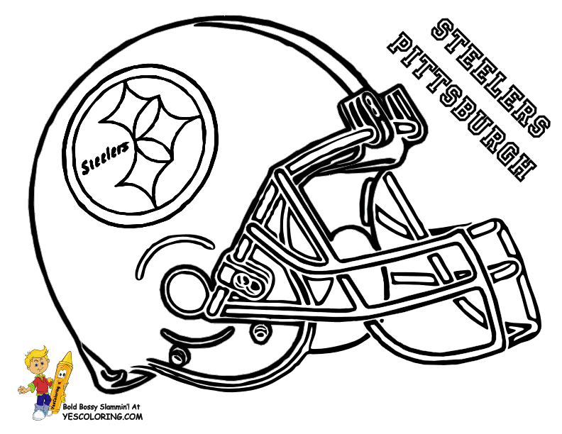Pittsburgh steelers football coloring at coloring pages book for kids football coloring pages nfl football helmets football helmets