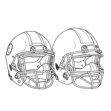 Football helmets outline png transparent images free download vector files