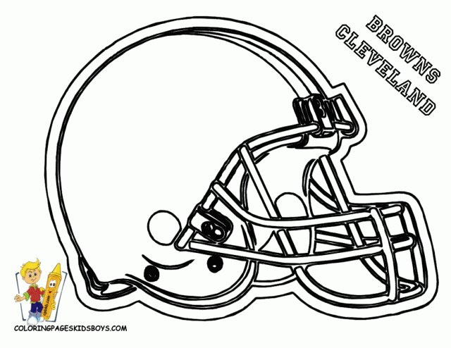 Nfl football helmet coloring clipart panda
