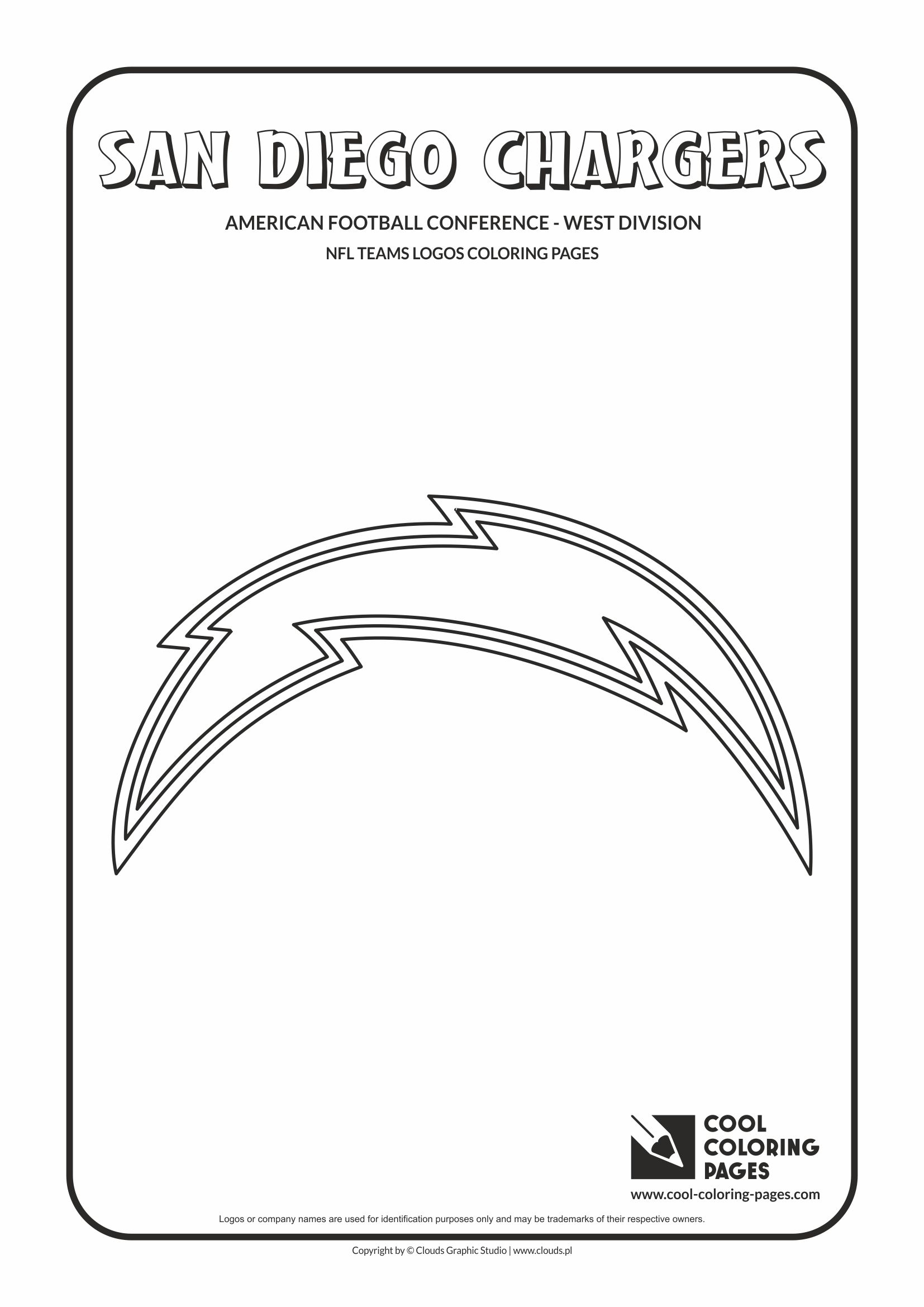 Cool coloring pages san diego chargers