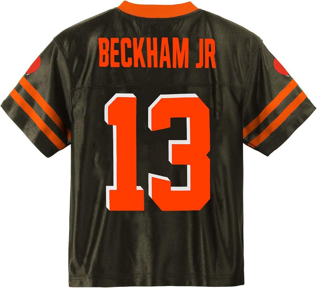 Odell beckham jr cleveland browns brown youth player home jersey