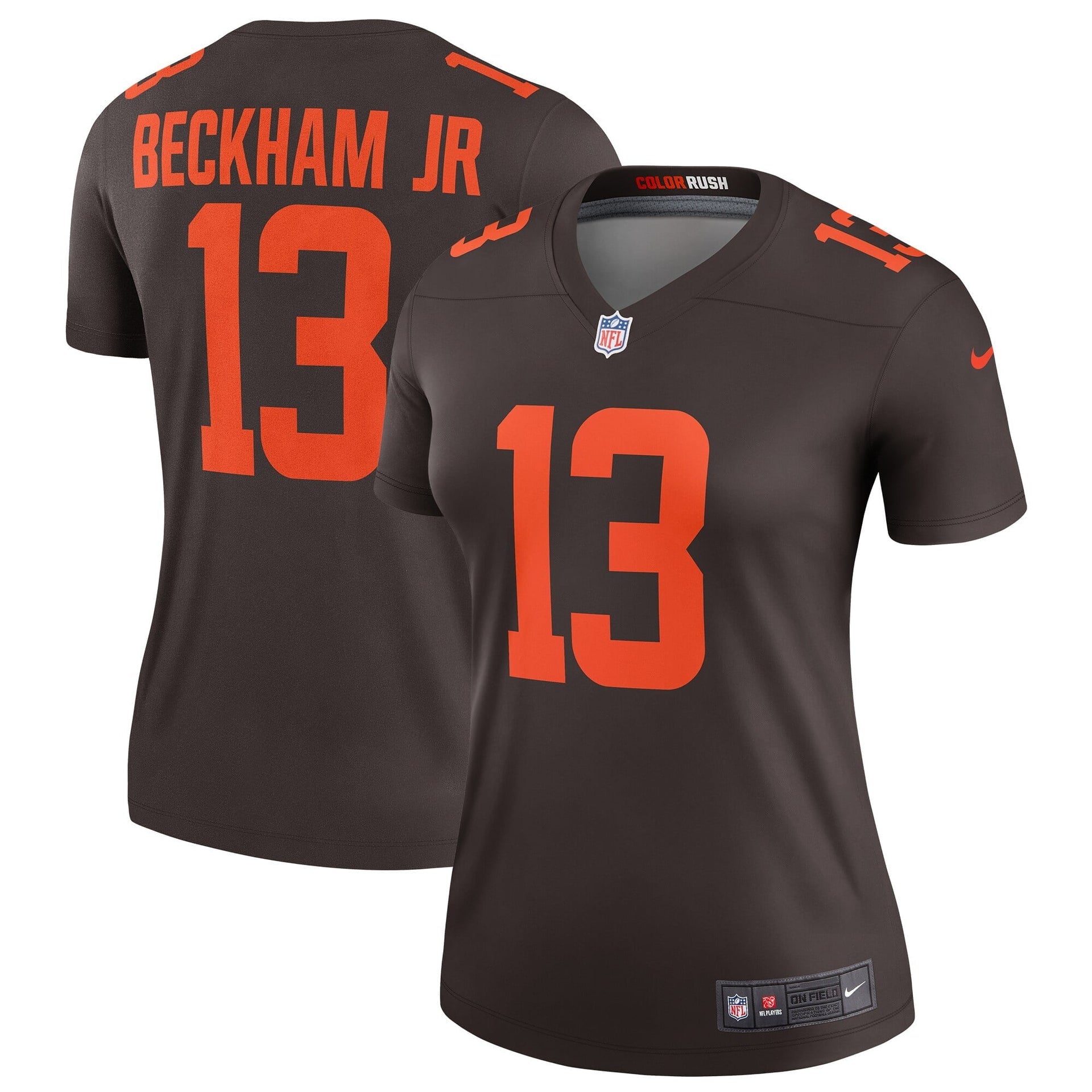 Womens nike odell beckham jr brown cleveland browns alternate legend â sports dynasty shop