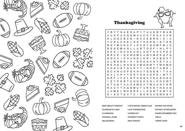 Friends word search quips quotes and coloring book by editors of thunder bay press paperback barnes noble
