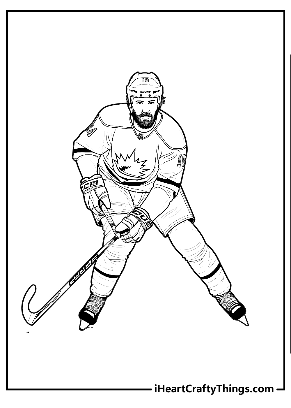 Nhl coloring pages free printables