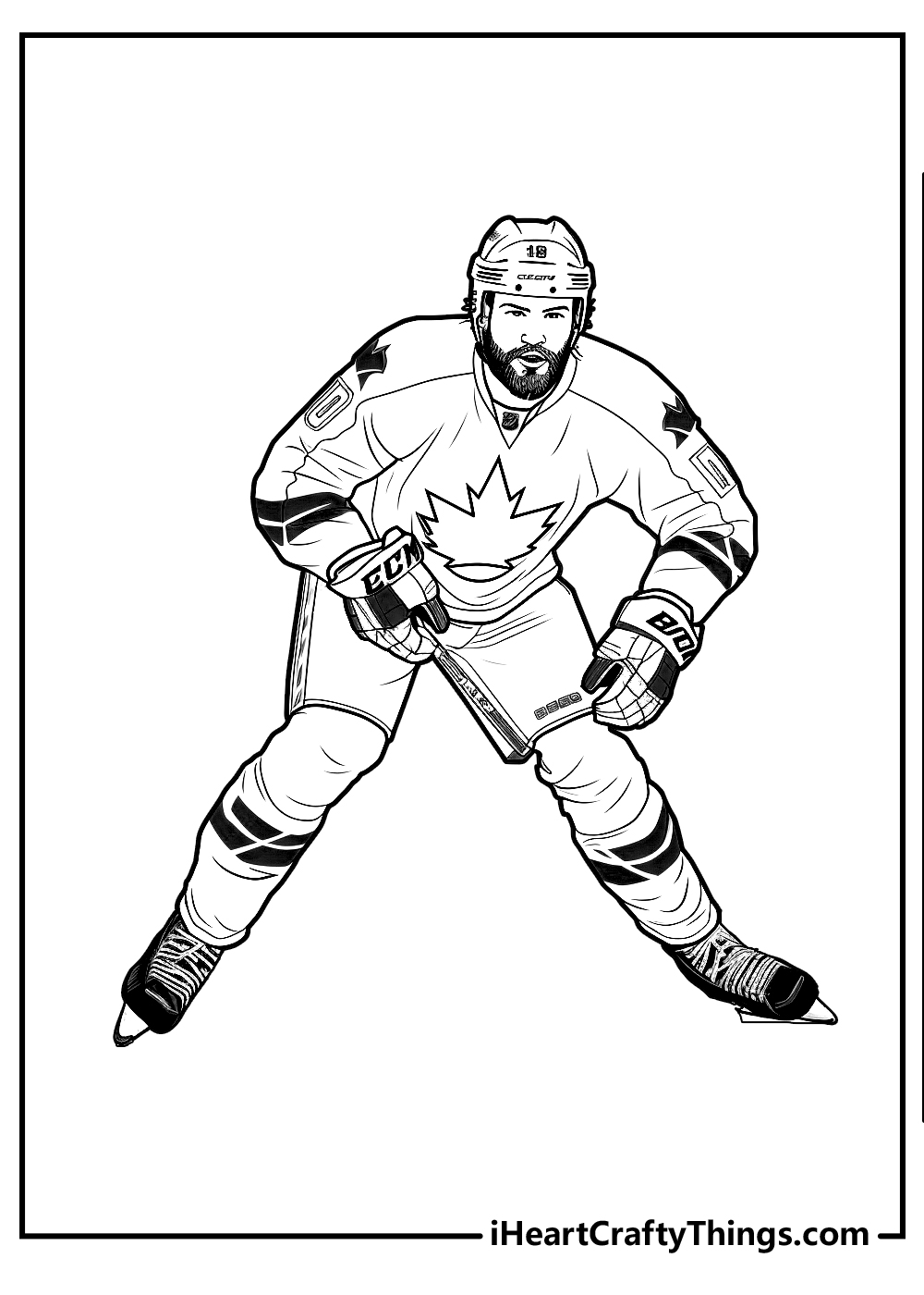 Nhl coloring pages free printables