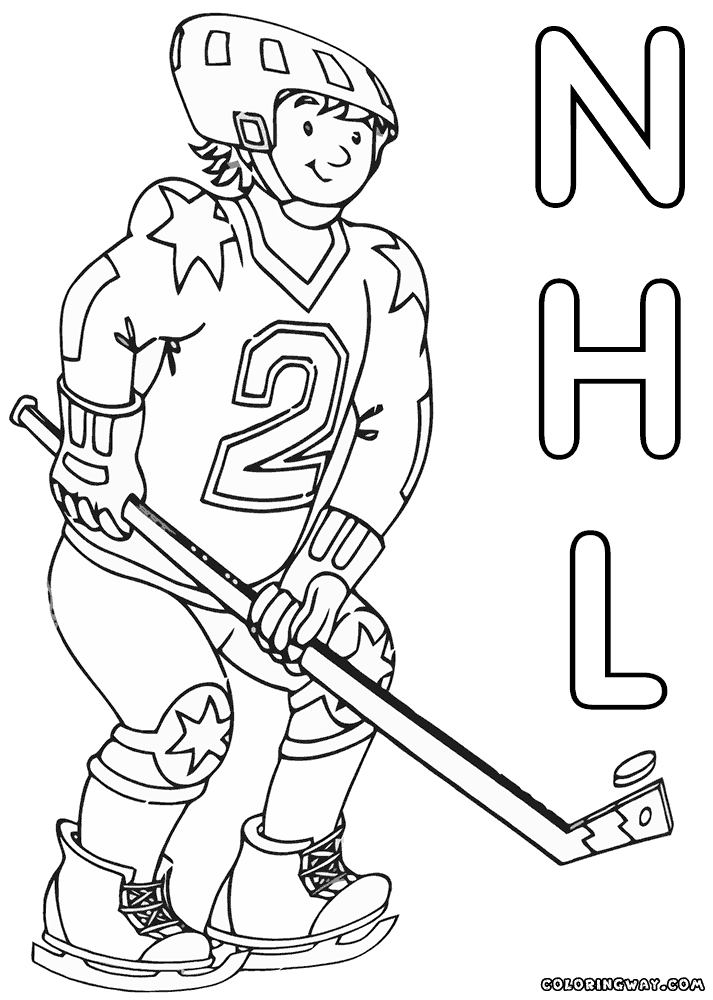 Nhl coloring pages coloring pages to download and print