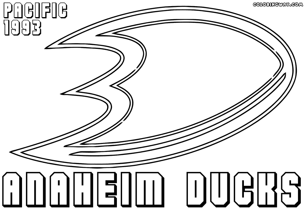 Nhl logos coloring pages coloring pages to download and print