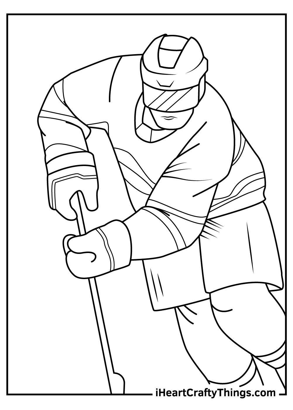 Nhl coloring pages free printables