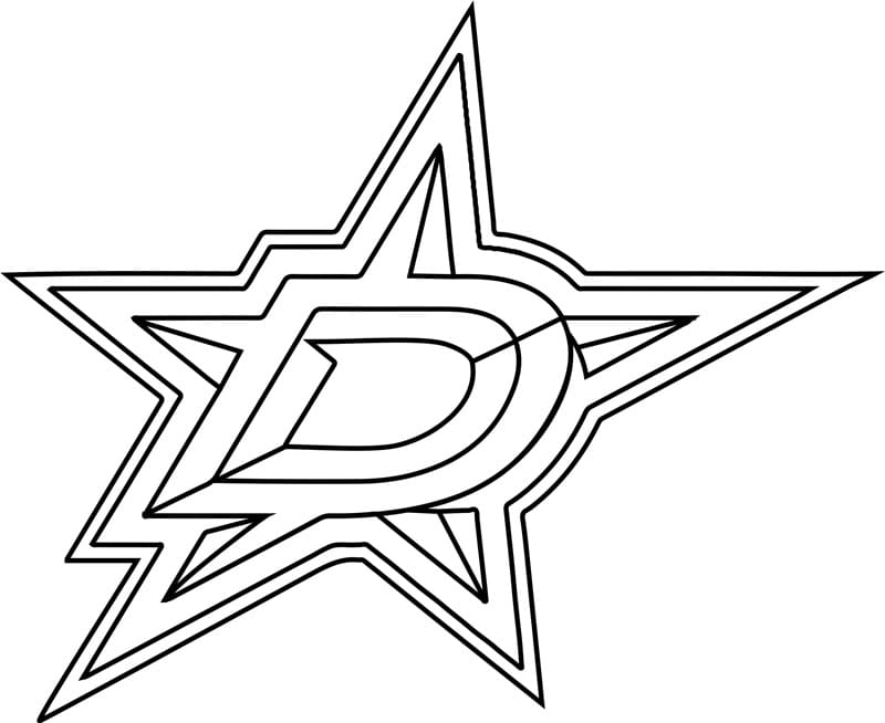 Nhl logo colorg page for kids