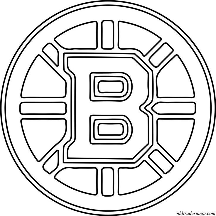 Boston bruins printable coloring page boston bruins logo coloring pages boston bruins
