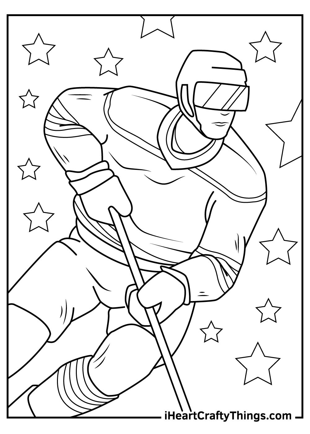 Nhl coloring pages free printables